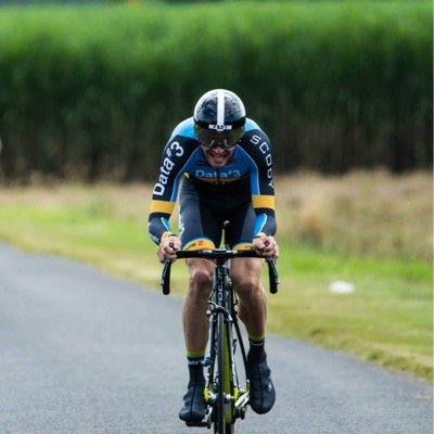 Cyclist for the UCI Continental Data#3 Symantec Race Team.