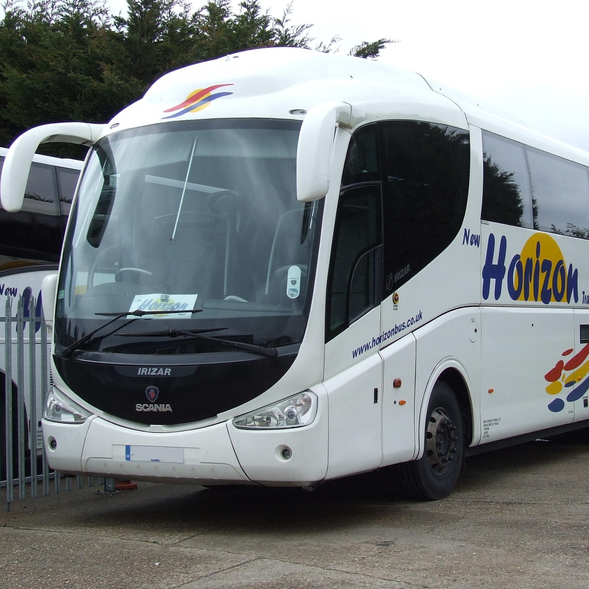 New Horizon Travel Ltd, we are a family run coach and bus company in North Essex. Local bus routes and private hire 16 - 78 seater vehicles available.