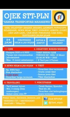 Format pemesanan : nama_darimana_kemana_jam
Sms atau bbm ke : 083899821727 / 085762934067. Pin : 25c27d90 / 765aa744