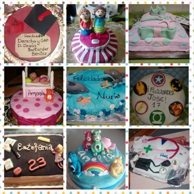 Elaboración de tartas de fondant de cualquier variedad o diseño