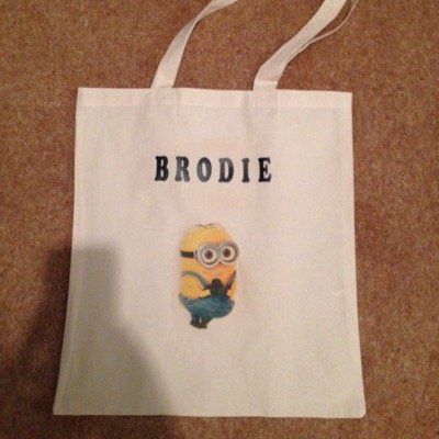 Why pay 5p for a plastic bag everytime you go shopping? Personalise your own tote bag and use it over and over, DM me for orders, thank you