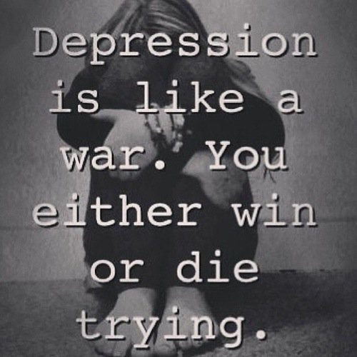 Fighting a war against mysef, and the worst part is; I don't even know if I want to win anymore