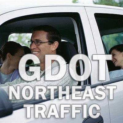 Real-time traffic updates for Georgia's Northeast Region, including Gainesville, Athens, Cleveland, Carnesville and surrounding cities, powered by Georgia DOT