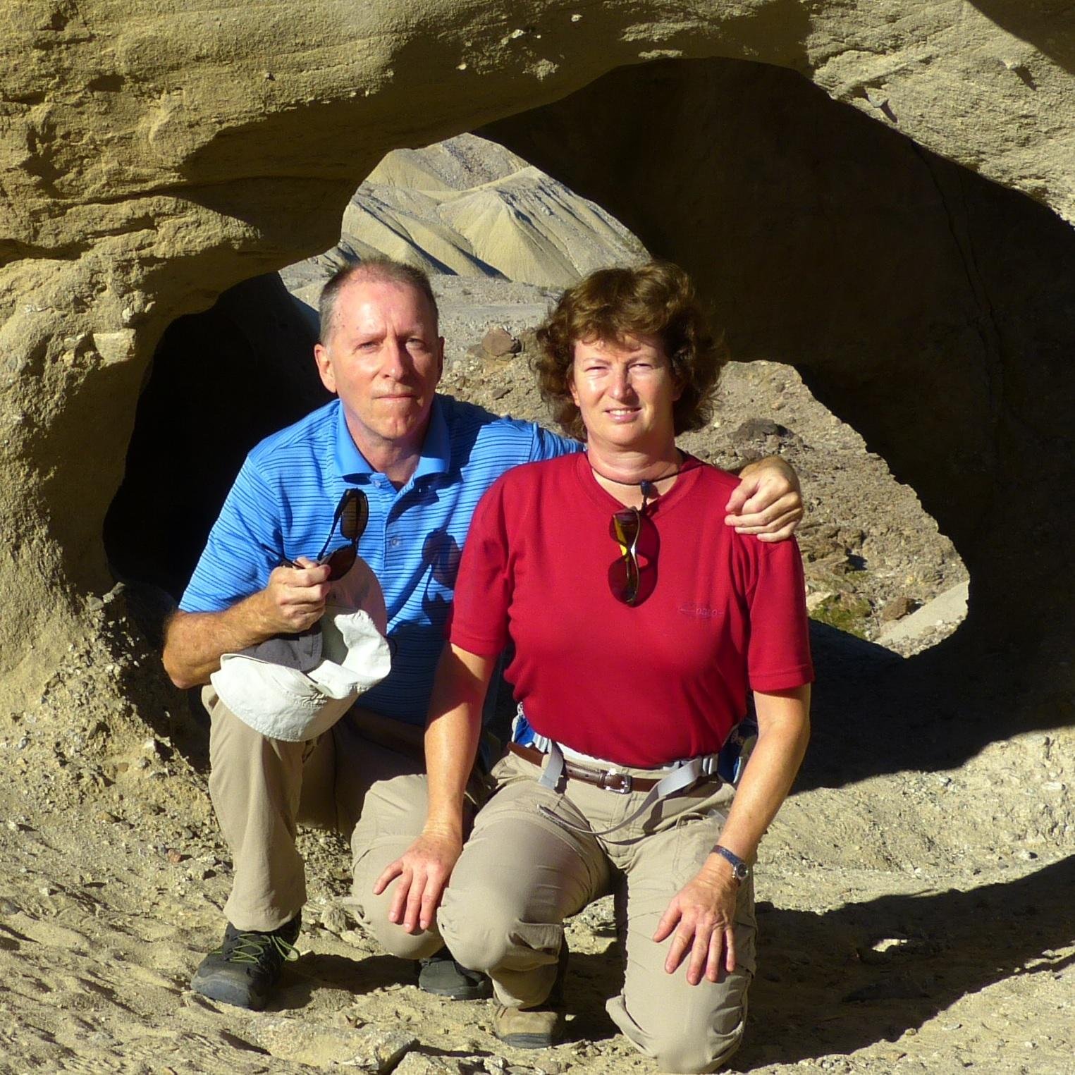 Hiking, flowers and wildlife around Borrego Springs, in the Anza Borrego Desert State Park, CA