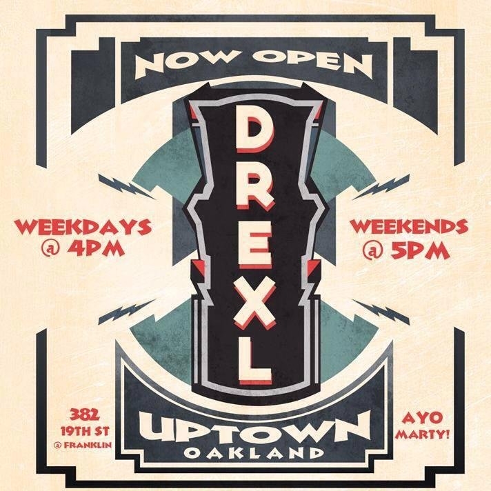 DrexlBar's profile picture. Friendly local bar with great cocktails, beer and wine in Oakland's Uptown neighborhood.