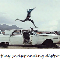 tiny script endings (@t_s_e_distro) Twitter profile photo