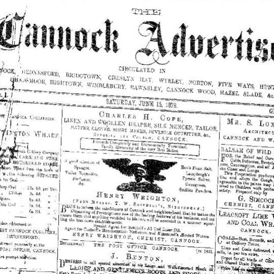 Bringing local information on the Cannock areas since 1878