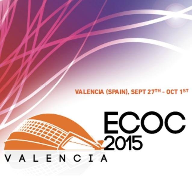 41st edition of the European Conference on Optical Communications that will be held from Sept. 27th to Oct. 1st in Valencia, Spain.