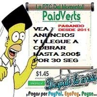 Bienvenidos a paidverts, la mejor web que te paga por ver anuncios, al principio ganarás poco pero con un poco de esfuerzo podrás llegar a ganar mucho dinero