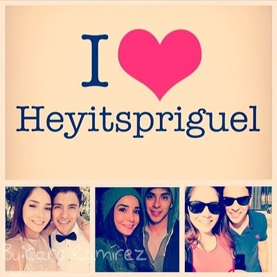 Pagina en donde amamos a Priguel Los apoyamos apesar de todo! Unete @heyitsmiguel11 @heyitspriscila. Pelón nos siguio el 1/06/14 & Pricy nos siguio el 3/06/14❤