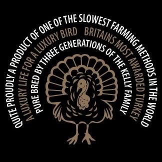 Turkey farming the #KellyBronze since 1981, in true #bredtobewild fashion. Make sure you get yours for this Christmas! Link below 🦃