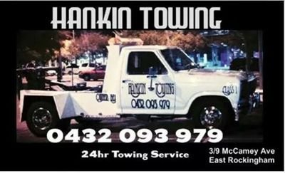 hankintowing's profile picture. Hankin Towing 24hr Towing Service, Local & Long Distance Towing, Accident Towing, Recovery Service SPOT A CRASH CALL 0432 093 979 WE PAY UP TO $150 SPOTTERS