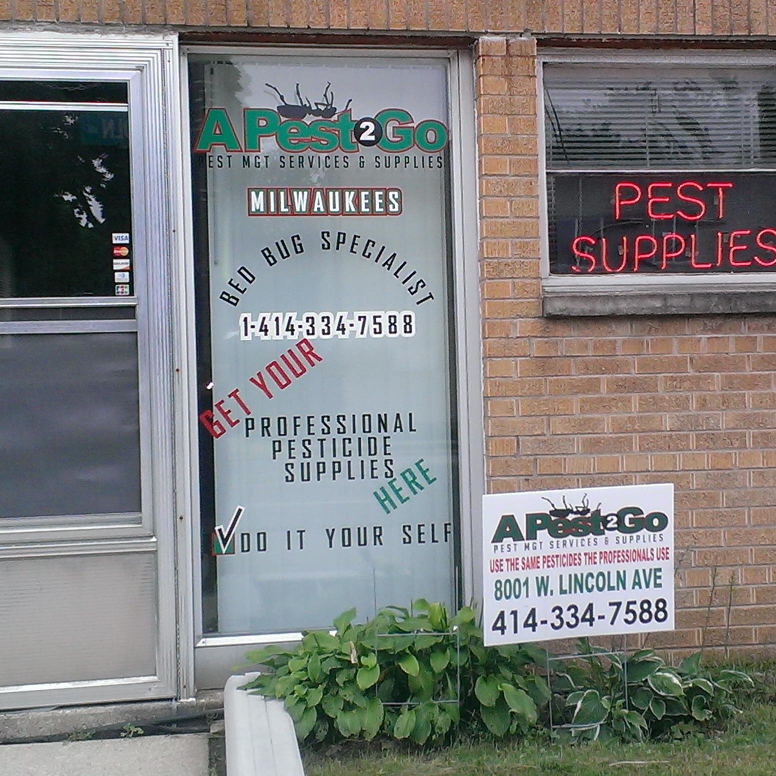 Apest2go Pest Mgt provides our community with a professional do it yourself supply store. We also service residential accounts and commercial accounts.