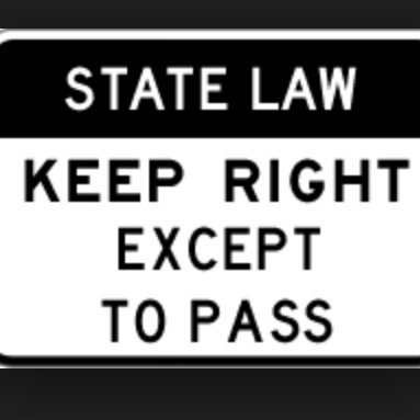 leftlaneshaming's profile picture. Obey the law or consider yourself #shamed! #leftlaneshaming. 

Disclaimer: I never tweet and drive!