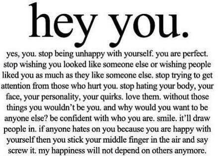 If I followed you, you're beautiful.
Never forget to smile because you're beautiful