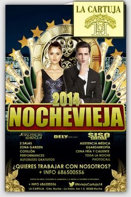 Rrpp cartuja ,ya estan aqui las entradas de nochevieja 2014- 2015 a tan solo 17 euros