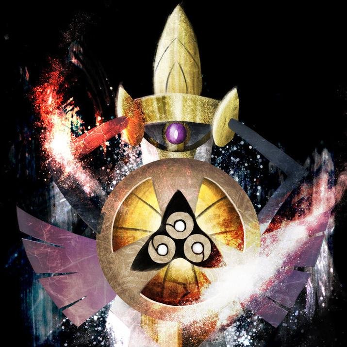 La más grande de las Espadas Sagradas. Acompañado del férreo escudo Aegis, voy en busca de un guerrero justo que siga el camino y los ideales de mi Rey.