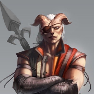 The Inquisitor, male Qunari, Tal-Vashoth Knight Enchanter #RP #DARP