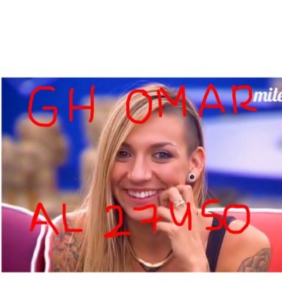 Cuenta creada unicamente para apoyar a.Sigo a todos los que me sigan y twitteo TODOS los pantallazos ya sea por md o mencion GH OMAR 27450
