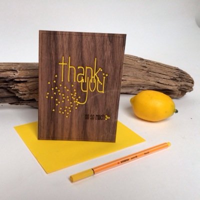 design studio in san francisco // wooden greeting cards + invitations + custom design