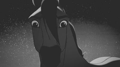 Mustang sombrío de pura cepa. Soy un espíritu libre. ¿De verdad crees que puedes domarme? ¿A mí? Inténtalo si te atreves, estúpido ser de dos patas...