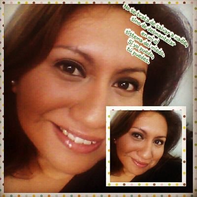 SOY UN SER HUMANO CON MUCHAS VIRTUDES Y MUCHOS DEFECTOS GRACIAS A DIOS....
SOÑADORA Y ADEMÁS ENAMORADA DE LA VIDA!!!
