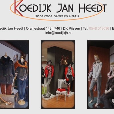 Koedijk Jan Heedt | Mode voor dames en heren | Rijssen | https://t.co/v38GsU5wkN