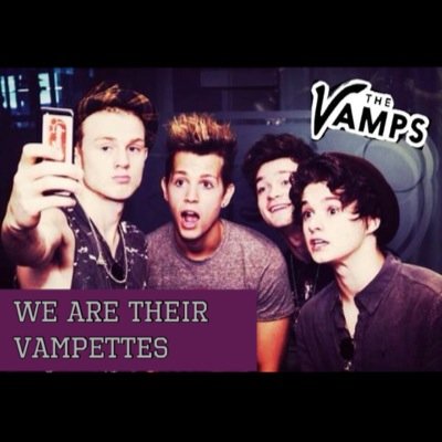 The Vamps fan account ♫ We are their Vampettes♡ Follow my personal account @Kat_Vamps I follow back :)