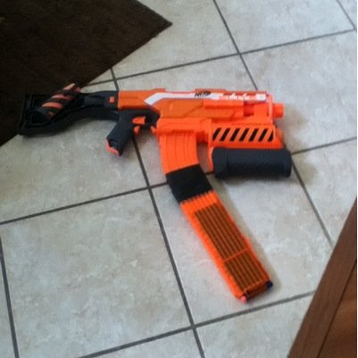 I love nerf guns fnAf and cheese