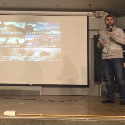 I have loved Jesus a lot so I gave him my life but I found my life is not enough so I decided preaching the Gospel and introduce souls to him .Ammar Ibrahim