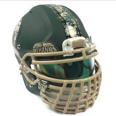 For all cool football uniforms and helmets. For your helmet to be tweeted DM me it
