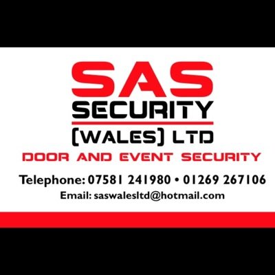 Safe and secure. Door and event security saswalesltd@hotmail.com