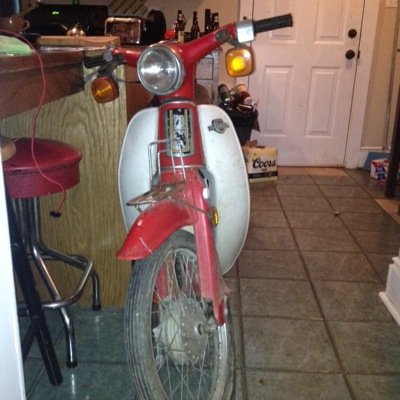 Mopeds chickens and all the goods