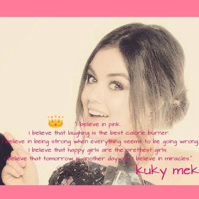 A true young lady who believes in miracles