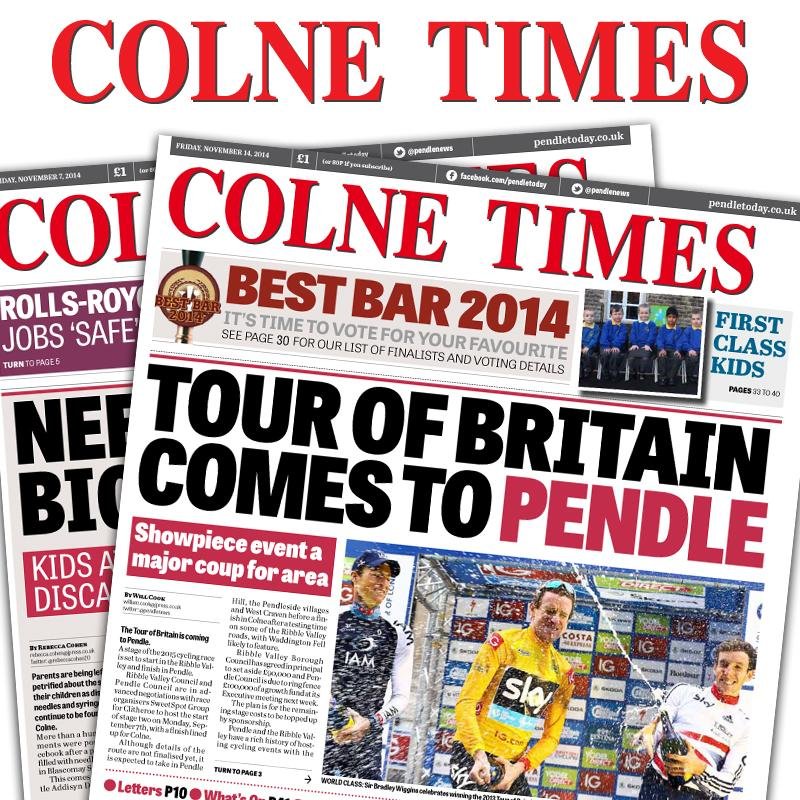 Send your Colne stories to  william.cook@jpress.co.uk or give us a tweet!