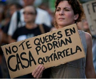 El pueblo unido jamás será vencido. Hartos de esperar una solución que no va a llegar. ¿No os da pena pensar que pudiendo hacer poco, no hagamos nada?