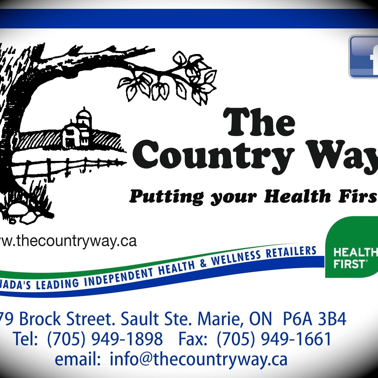 The Country Way is a premium, full service health food store serving the community for over 40 yrs. Carrying ORGANIC & NON-GMO'S and providing Certified Staff.