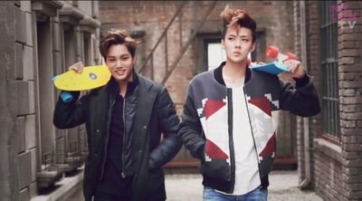 EXO , SHINee , CNBlue , NU'EST , Beast , B.A.P , 2EN1 , 2PM , TEEN TOP , Big Bang , Boyfriend , 5urprise , One Direction ve Big Time Rush fanıyım......