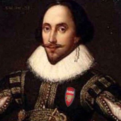 A poor player, that struts and frets his hour upon the pitch, and then is heard no more. Ye art mine Arsenal.