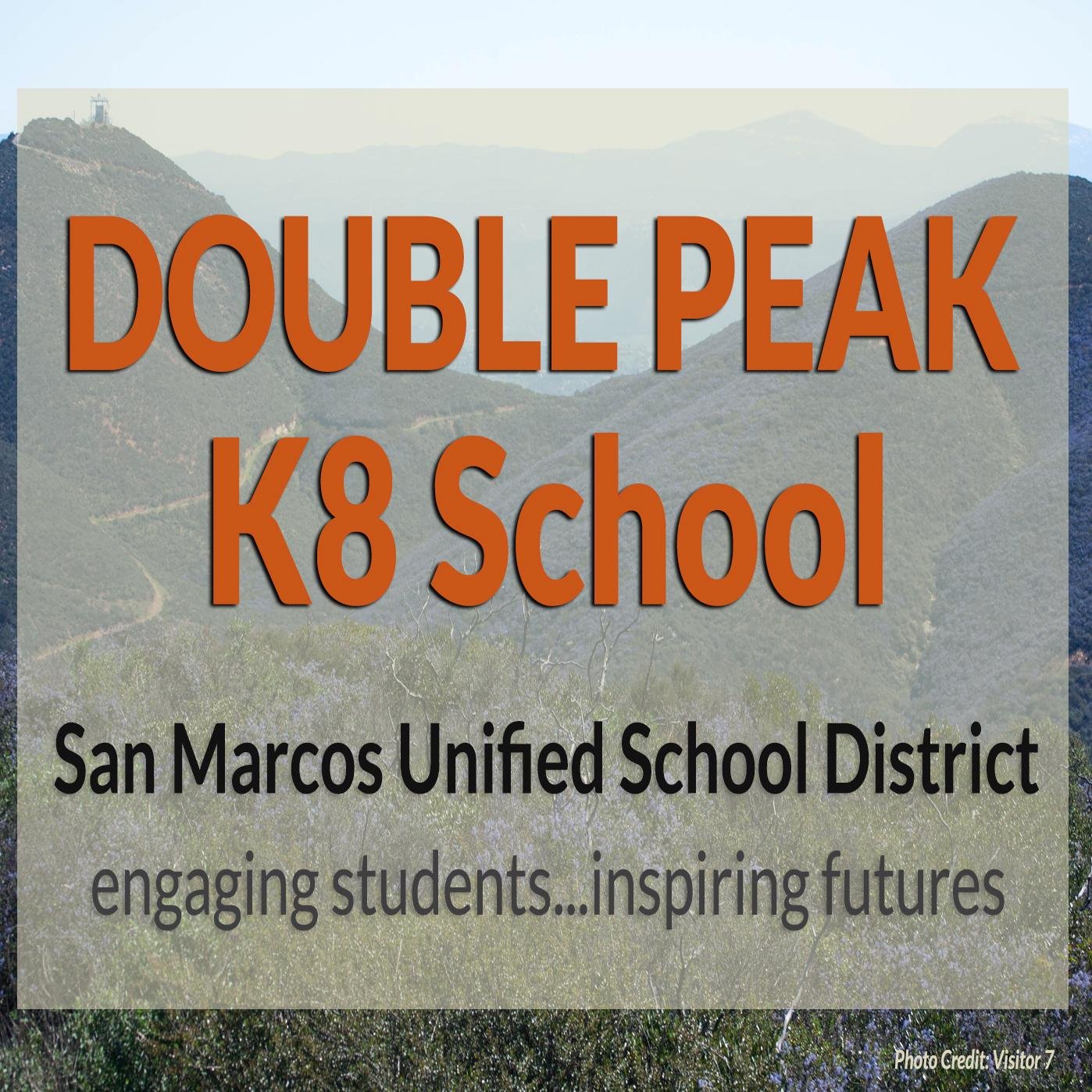 Double Peak is San Marcos Unified School District's K8 School focused on music, art, innovation, and Leader in Me #dpsk8