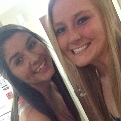 Just a couple college girls livin' the dream.