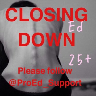 Discussion & Community for the Eating Disordered. Restricted 25 years + only. Underage will be blocked. Pro-Ed. Age MUST be in your Bio.