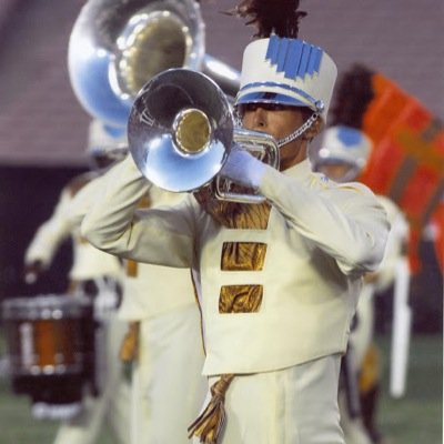 Life behind the dinner plate and the instrument that fights back. #GrowDrumCorps #Euphrick #Melliephiant