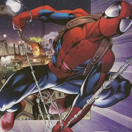 The original Ultimate Spider-man, not to be confused with the new one (Miles Morales). With great power, there must also come great responsibility.