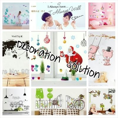 menjual berbagai macam wall sticker dg berbagai ukuran..mempercantik ruangan anda 
u/order : 
line:decorationsolution
pin bb : 517b4f53