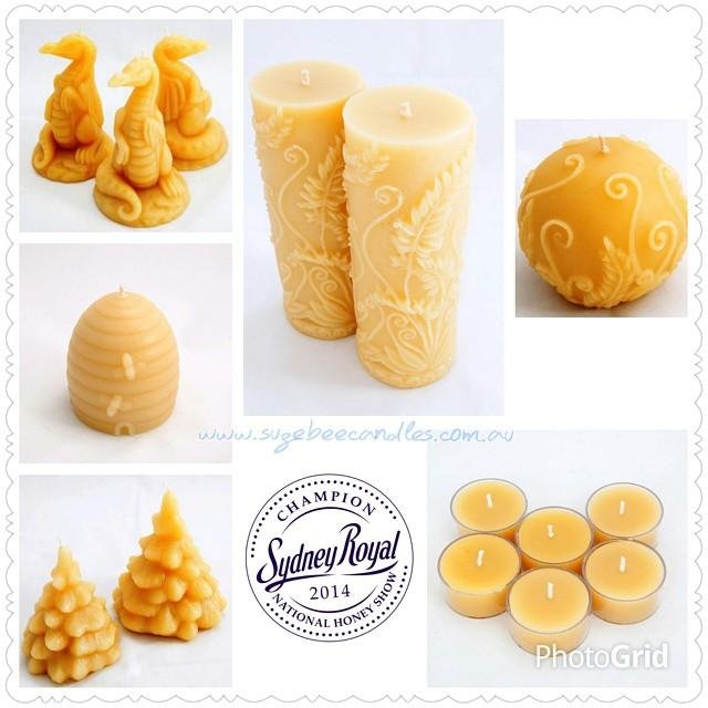 Multi-award winning, Handmade, Eco-friendly, Organic, Pure Australian Beeswax Candles.
The healthy candle alternative - at an affordable price!