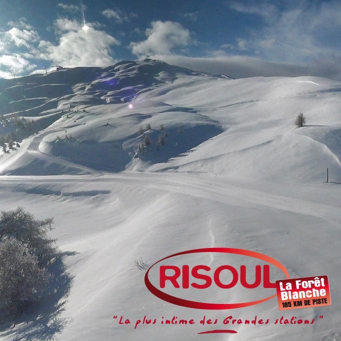 Compte Twitter des relations presse de la station de Risoul