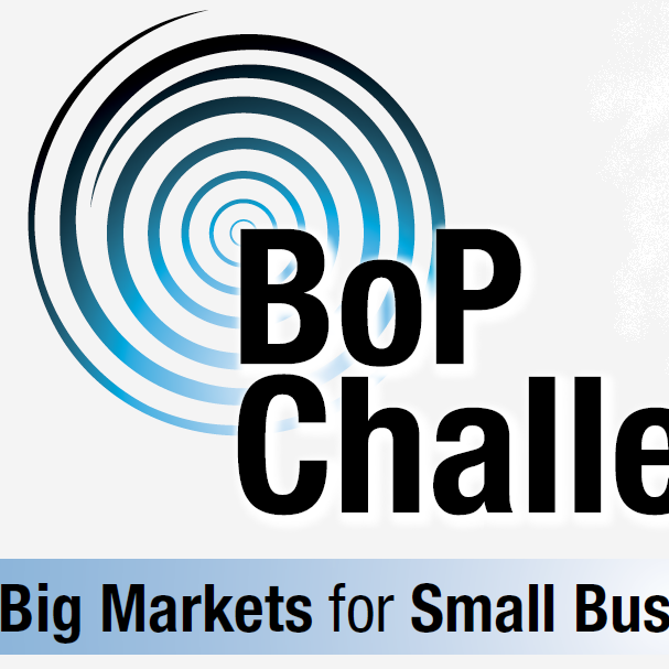 BOPchallenge's profile picture. We orient small businesses to create value in Bottom of the Pyramid (BOP) markets.