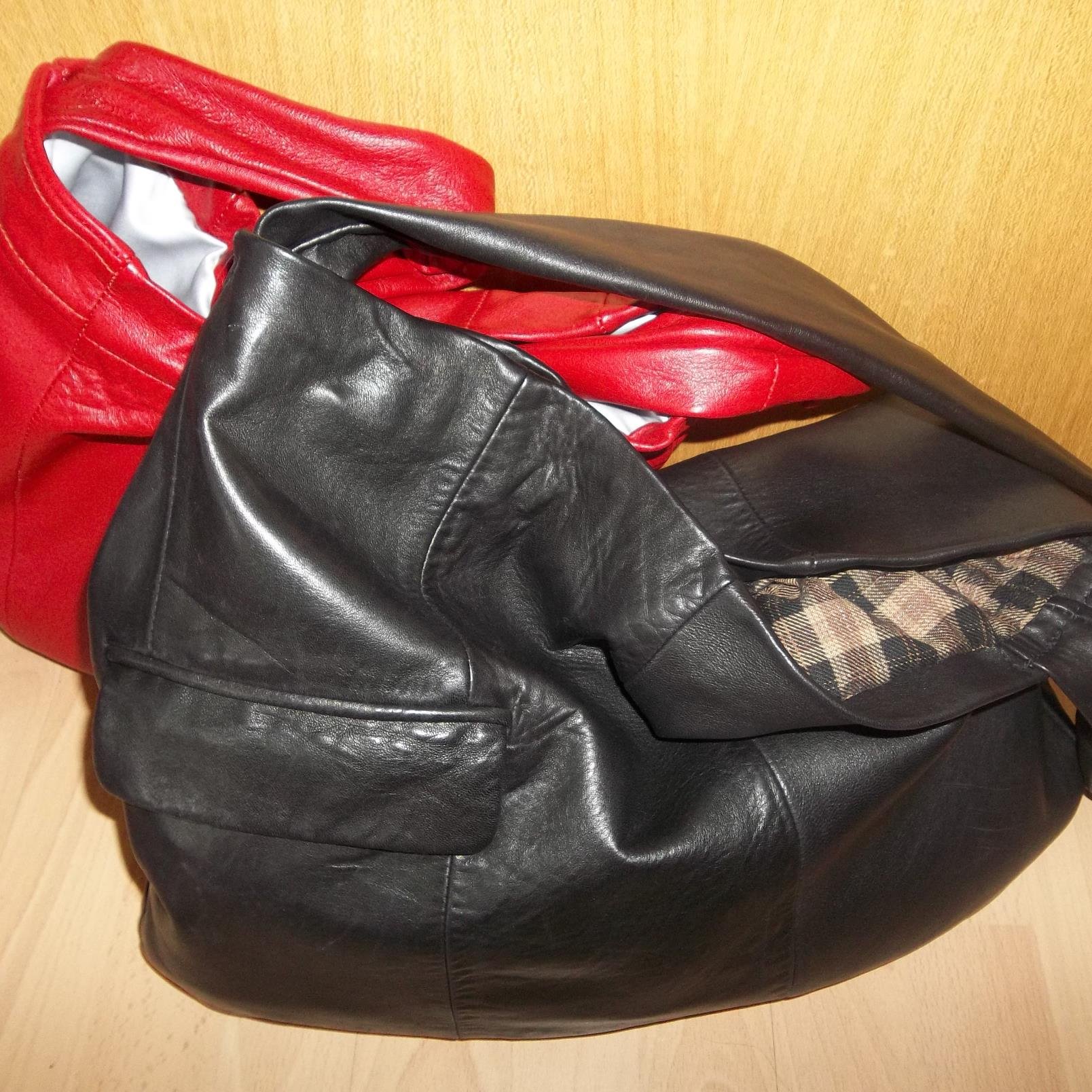 Unique, up-cycled suede and leather bags and accessories