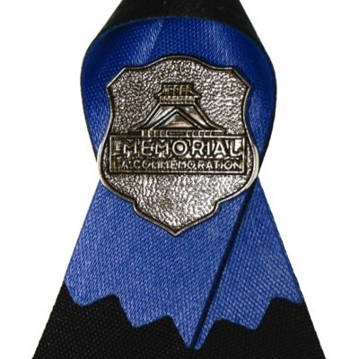 Police & Peace Officers' Memorial Ribbon Society. Société du Ruban Commémoratif des Policiers et Agents de la Paix. To remember our fallen heroes.